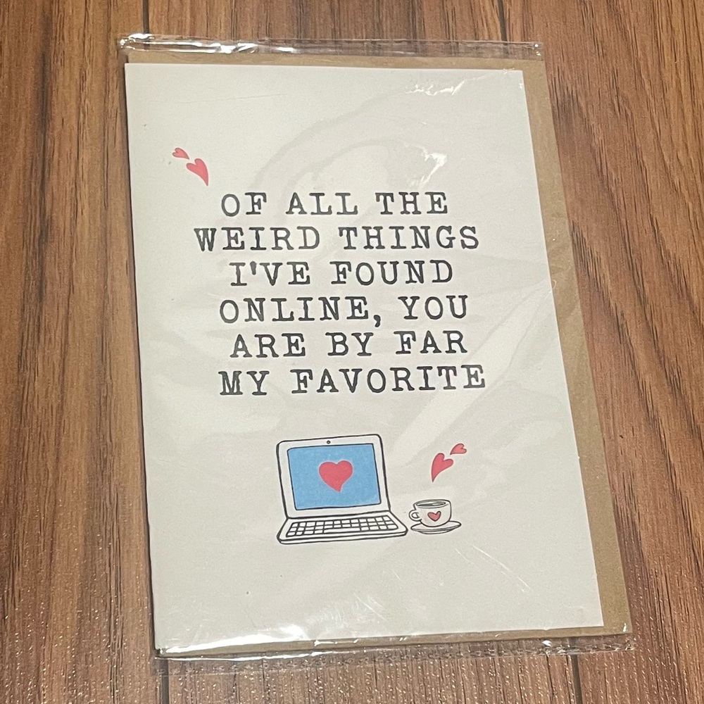 Anniversary or Valentines Day Card YOU ARE BY FAR MY FAVOURITE ONLINE FIND